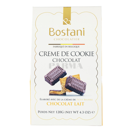 Շոկոլադե կոնֆետներ «Bostani Lait» կաթնային, թխվածքաբլիթի կրեմ 120գ