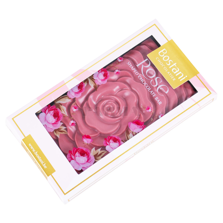 Шоколадная плитка `Bostani Ruby Rose` 100г