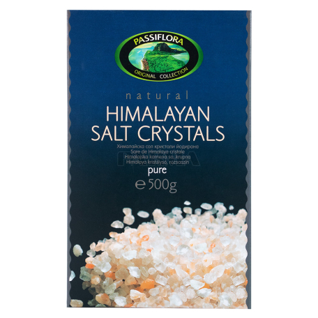 Соль `Passiflora` кристаллы, Гималайский 500г