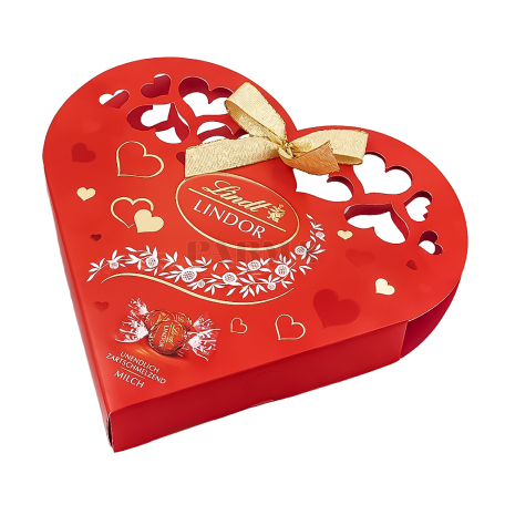 Շոկոլադե կոնֆետներ «Lindt Lindor Heart» կաթնային 160գ