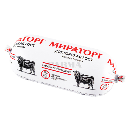 Երշիկ «Мираторг Докторская» եփած, մարմարե տավարի մսով 470գ