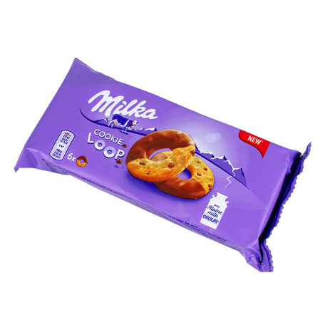 Թխվածքաբլիթ «Milka Cookie Loop» 132գ
