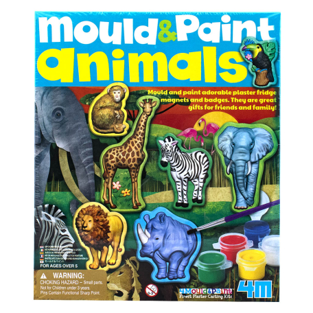 Խաղալիք «4M Mould&Paint» կենդանիներ