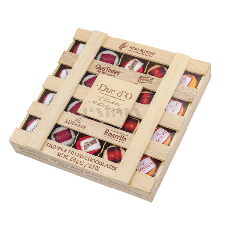 Շոկոլադե կոնֆետներ «Duc d`O Liqueurs Wooden Crate» 250գ