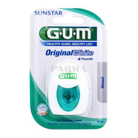 Зубная нить `G.U.M Original White` 30м