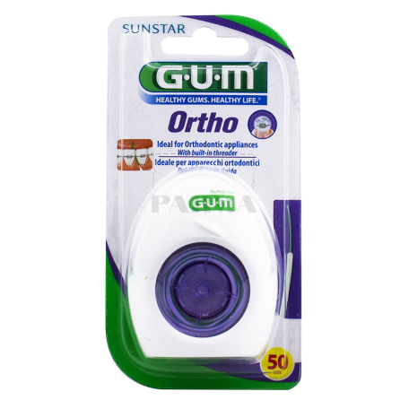 Ատամի թել «G.U.M Ortho» 50մ