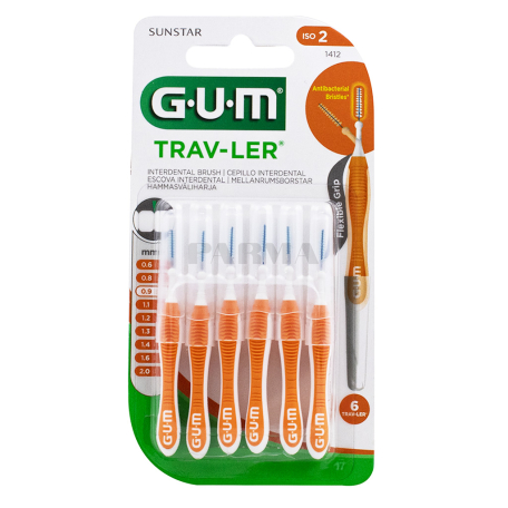 Toothbrush «G.U.M» 6 pieces, 0.9mm