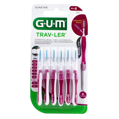 Toothbrush «G.U.M» 6 pieces, 1.4mm