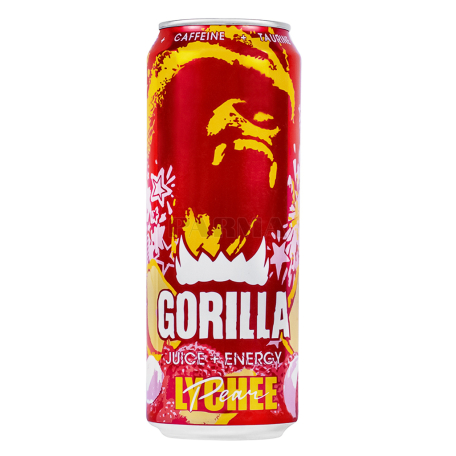 Էներգետիկ ըմպելիք «Gorilla» լիչի 450մլ