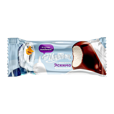 Мороженое "От Мартина" Эскимо, ванильное 70г