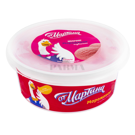 Мороженое `От Мартина` клубника 500г