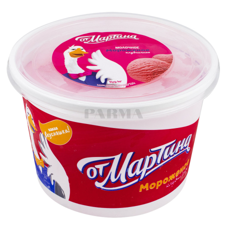 Мороженое `От Мартина` клубника 1000г