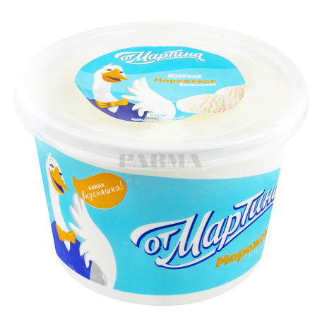 Мороженое `От Мартина` ванильное 1000г