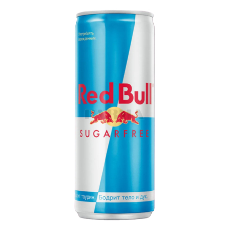 Էներգետիկ ըմպելիք «Red Bull» առանց շաքար 250մլ