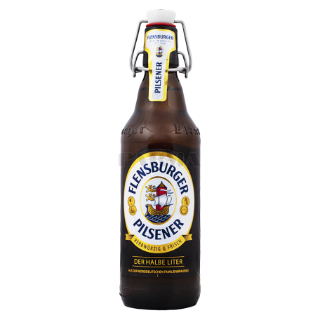 Գարեջուր «Flensburger Pilsener» բաց 500մլ