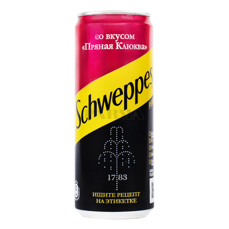 Զովացուցիչ ըմպելիք «Schweppes» կծու լորամիրգ 330մլ
