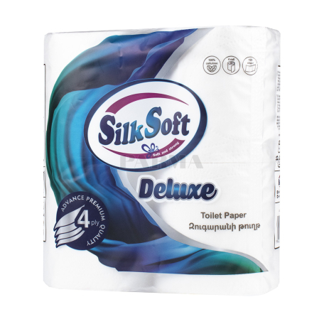 Զուգարանի թուղթ «Silk Soft Deluxe» քառաշերտ 4հատ