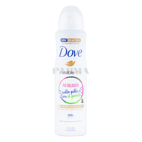 Հակաքրտինքային միջոց «Dove Invisible Dry» սպիտակ ֆրեզիա, մանուշակ 150մլ