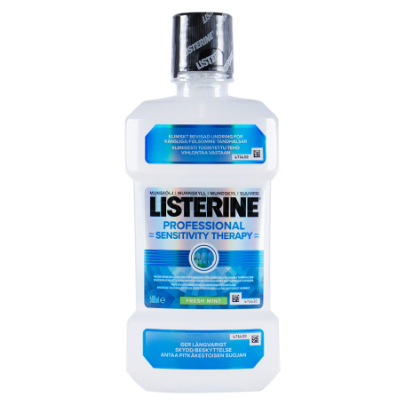 Ողողման հեղուկ «Listerine Professional Sensitivity Therapy Fresh Mint» 500մլ