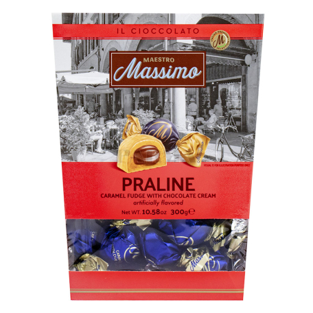 Շոկոլադե կոնֆետներ «Maestro Massimo Pralines» շոկոլադ 300գ