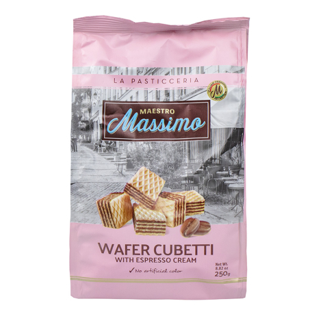 Վաֆլի «Maestro Massimo» սուրճ 250գ