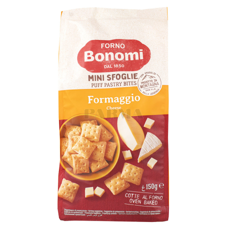 Կրեկեր «Forno Bonomi Mini Sfoglie» պանիր 150գ