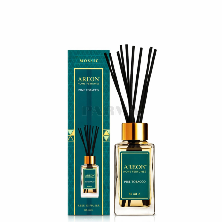 Освежитель воздуха "Areon Fine Tobacco" +ротанговые палочки 85мл