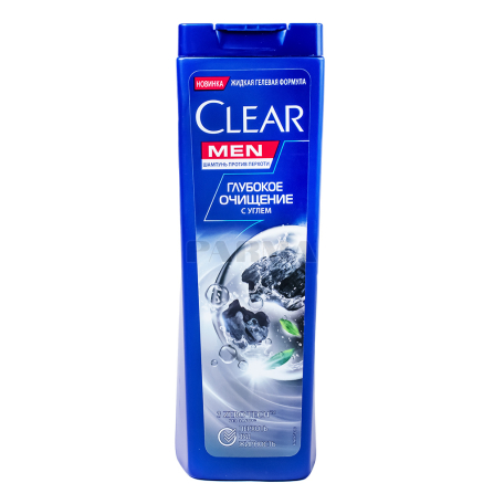 Շամպուն «Clear Men» ածուխ, թեփի դեմ 180մլ