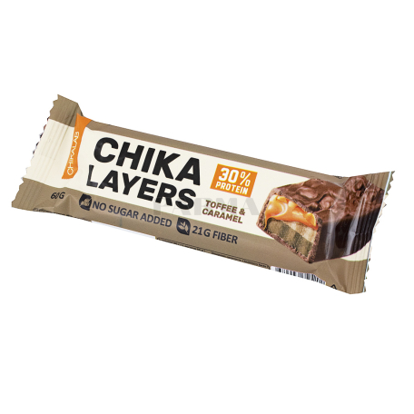 Բատոն «Chikalab Chika Layers» տոֆֆի, կարամել, առանց շաքար 60գ