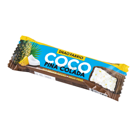 Բատոն «Snaq Fabriq Coco» պինա կոլադա, առանց շաքար 40գ