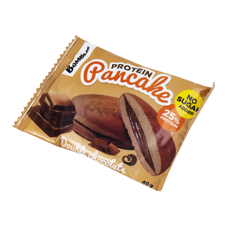 Թխվածքաբլիթ «BombBar Protein» կրկնակի շոկոլադ, առանց շաքար 40գ