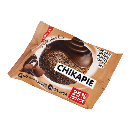Թխվածքաբլիթ «Chikalab ChikaPie» եռակի շոկոլադ, առանց շաքար 60գ