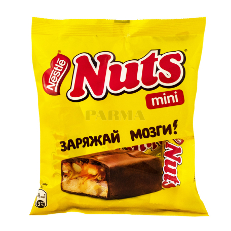 Շոկոլադե կոնֆոտներ «Nuts Minis» պնդուկ, գետնանուշ 148գ