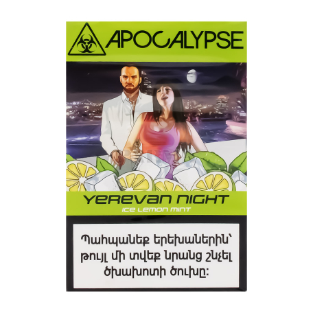 Tobacco "Apocalypse Yerevan Night" lemon, mint 40g