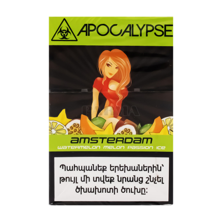 Tobacco "Apocalypse Amsterdam" watermelon, melon, passion fruit 40g