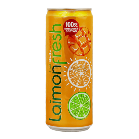 Զովացուցիչ ըմպելիք «Laimon Fresh» մանգո 330մլ