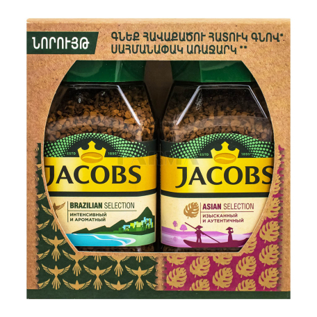 Սուրճ լուծվող «Jacobs Asian+Brazilian» հավաքածու 190գ