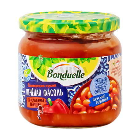 Լոբի կարմիր «Bonduelle» քաղցր պղպեղով 360գ