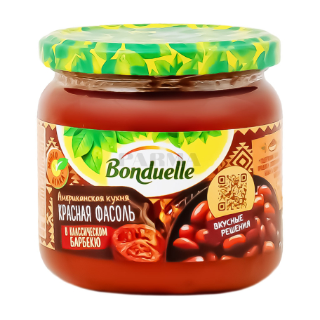 Լոբի կարմիր «Bonduelle» բարբեքյու սոուսով 360գ