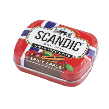 Սառնաշաքար «Scandic» դարչին, խնձոր, առանց շաքար 14գ