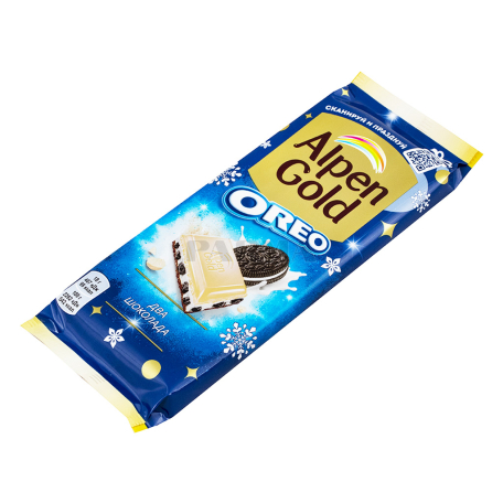 Շոկոլադե սալիկ «Alpen Gold Oreo» սպիտակ 85գ
