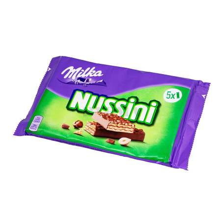 Վաֆլի «Milka Nussini» պնդուկ 155գ
