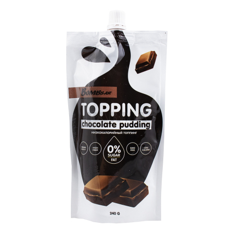 Խտացրած կաթ «BombBar Topping» շոկոլադե, առանց շաքար 240գ