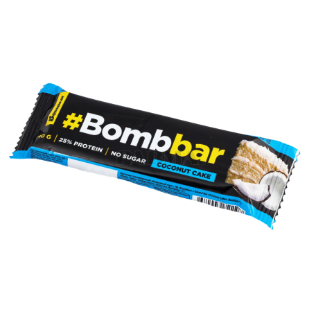 Բատոն «BombBar» կոկոս, առանց շաքար 40գ