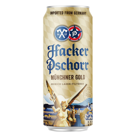 Գարեջուր «Hacker-Pschorr Munich Gold» բաց 500մլ