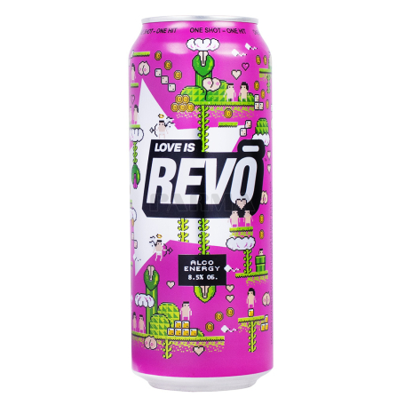 Էներգետիկ ըմպելիք «Revo Energy» 500մլ