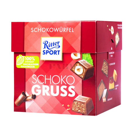 Շոկոլադե կոնֆետներ «Ritter Sport Schoko Gruss» հավաքածու 176գ