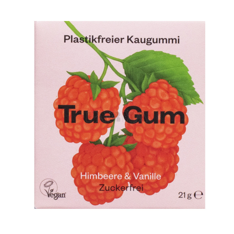 Մաստակ «True Gum» ազնվամորի, առանց շաքար 21գ