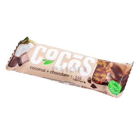Բատոն «FitnesShock Protein» կոկոս, շոկոլադ, առանց շաքար 35գ