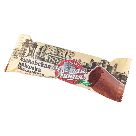 Мороженое `Чистая Линия Московская Лакомка` шоколадное 80г